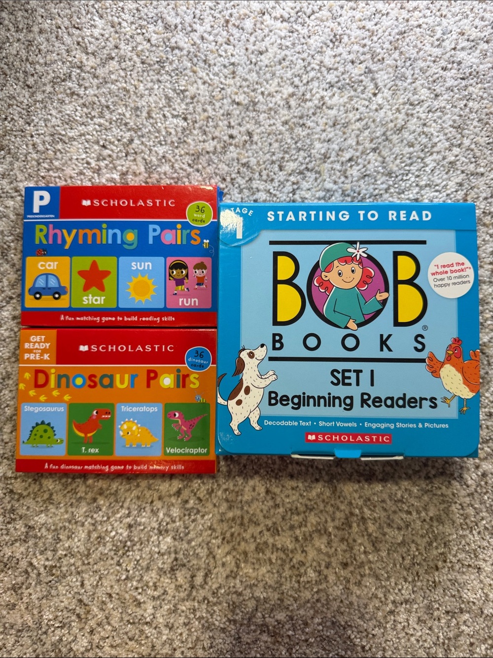 Scholastic Learning Books & Flash Cards